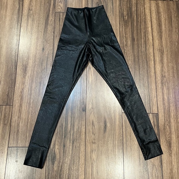 NWT Commando Black Faux Leather Leggings - Picture 9 of 14